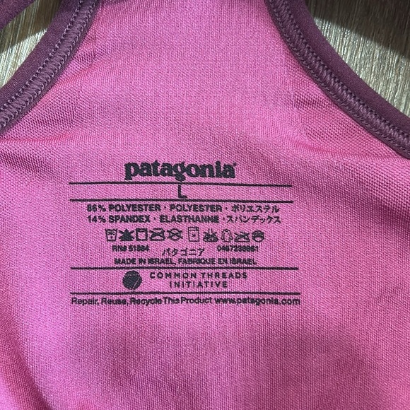 Patagonia pink/fuchsia Tank Top size large - Picture 7 of 12